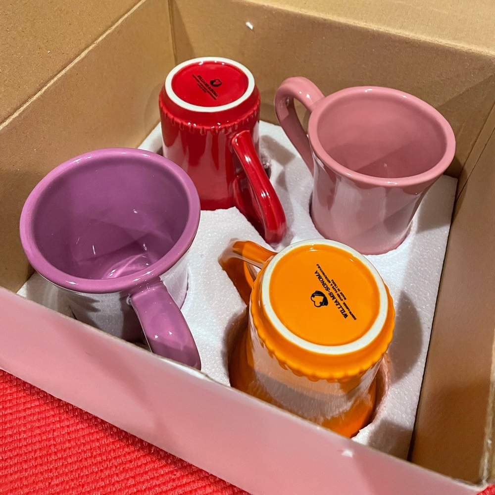 Williams-Sonoma 8pc Mug & Spoon Set